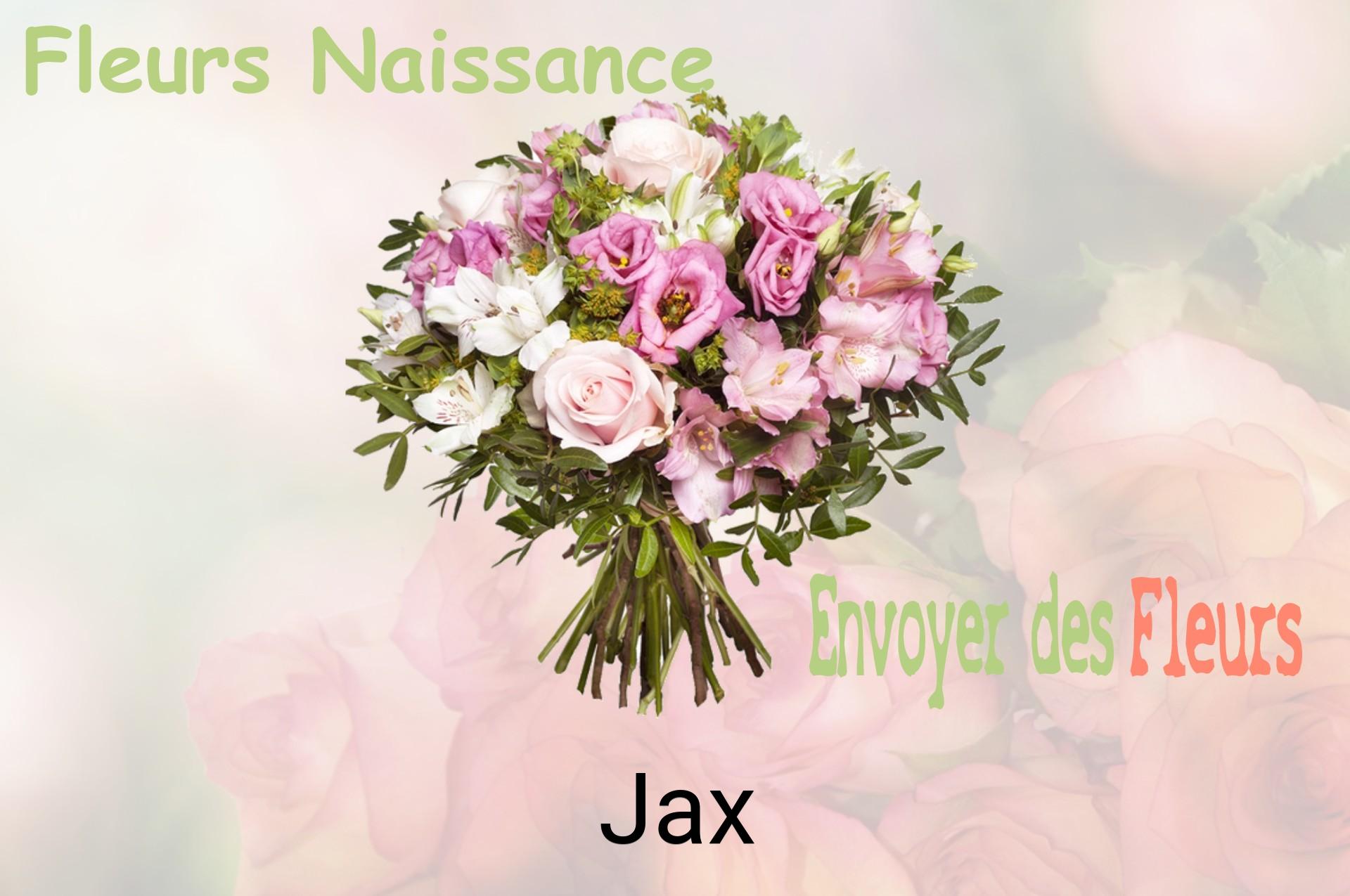 Bouquet de fleurs de naissance livré à Jax
